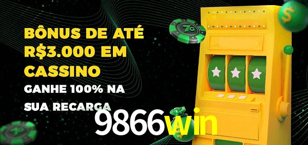 9866win melhor bônus de depósito